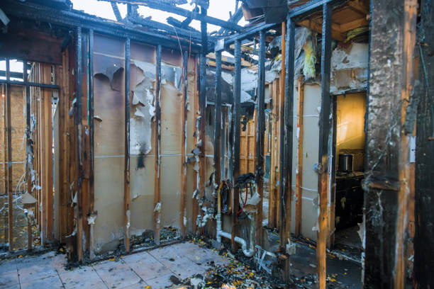 Professional Smoke Damage Removal technician working in Heath, OH